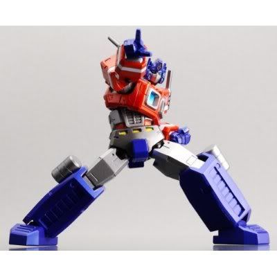 Transformers Action Figures, Transformers: Cybertron Commander Optimus Prime Convoy Revoltech Action Figure