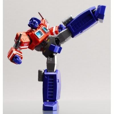 Transformers Action Figures, Transformers: Cybertron Commander Optimus Prime Convoy Revoltech Action Figure