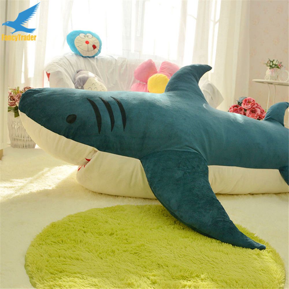 Fancytrader Huge Giant Shark Sleeping Bag Beanbag Sofa Bed Plush