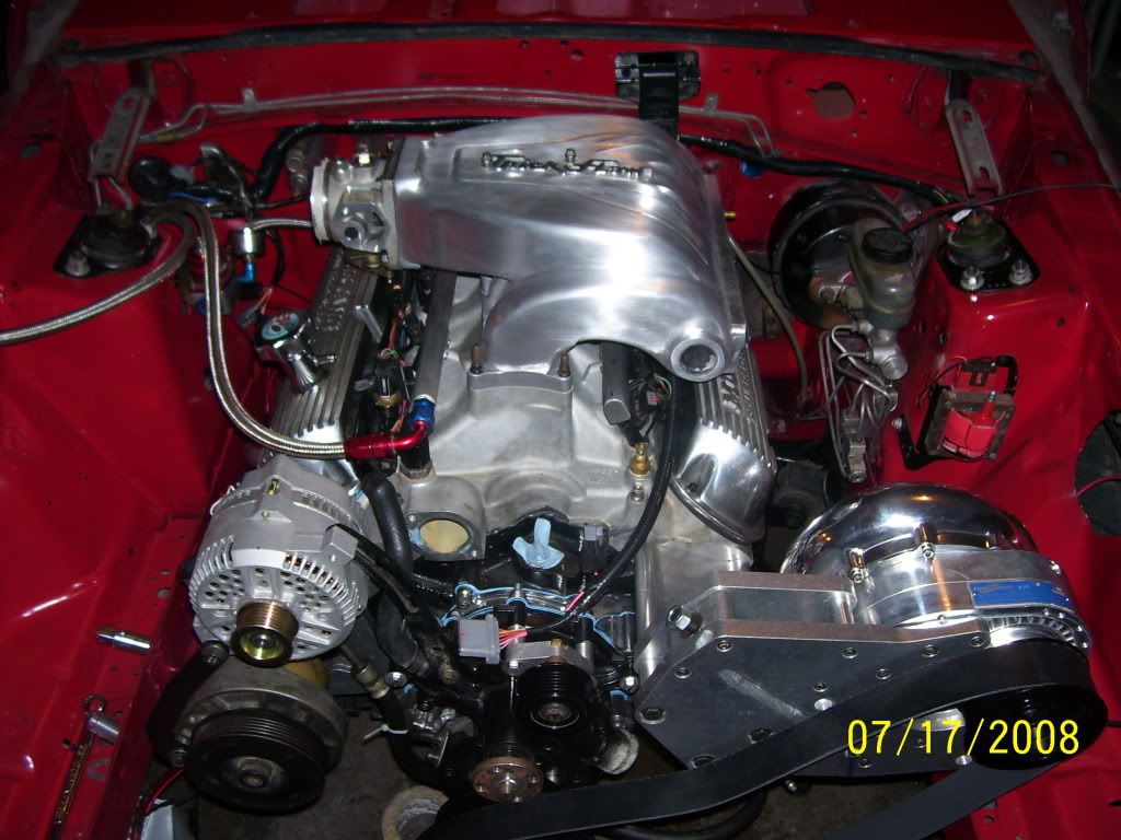 Procharger Power Steering Relocation Kit Ford Mustang Forums Corral