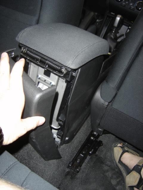 Nissan frontier remove console #1