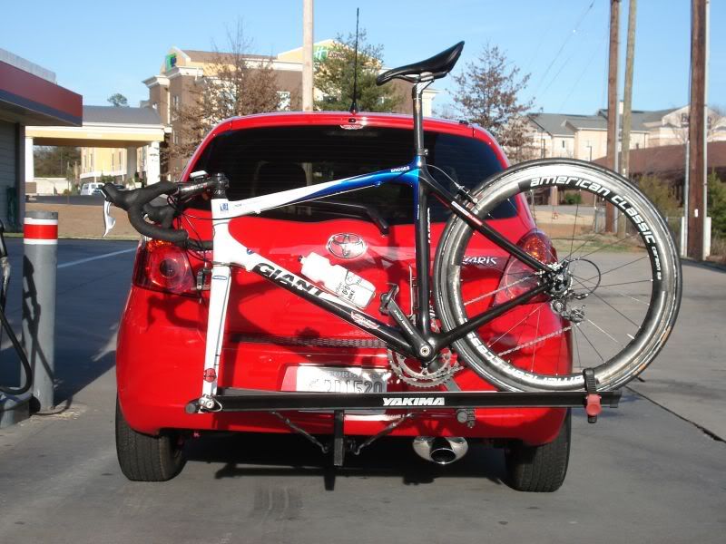 saris bike rack toyota yaris #1