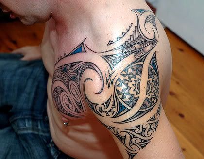 Tribal Shoulder Tattoos Pictures