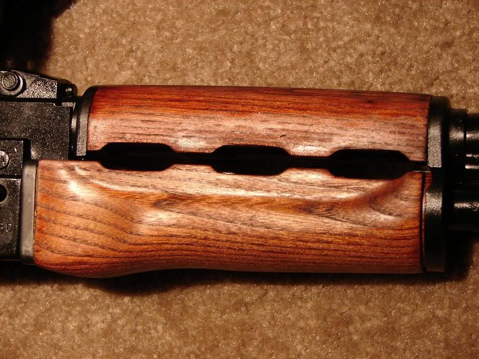 Tung Oil on Yugo M92 Handguards AK Rifles