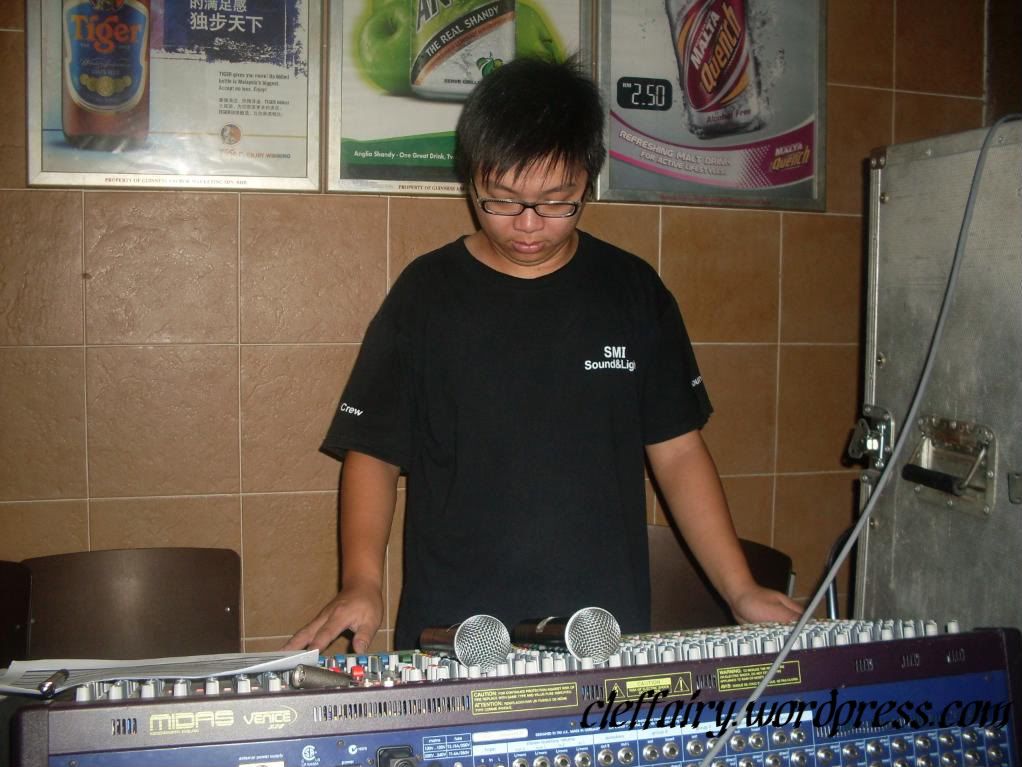Sound engineer The shy but tech savvy sound engineer
