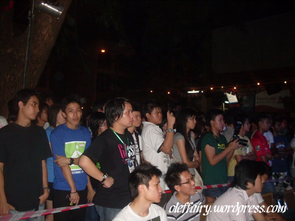 The crowds The crowds during the concert